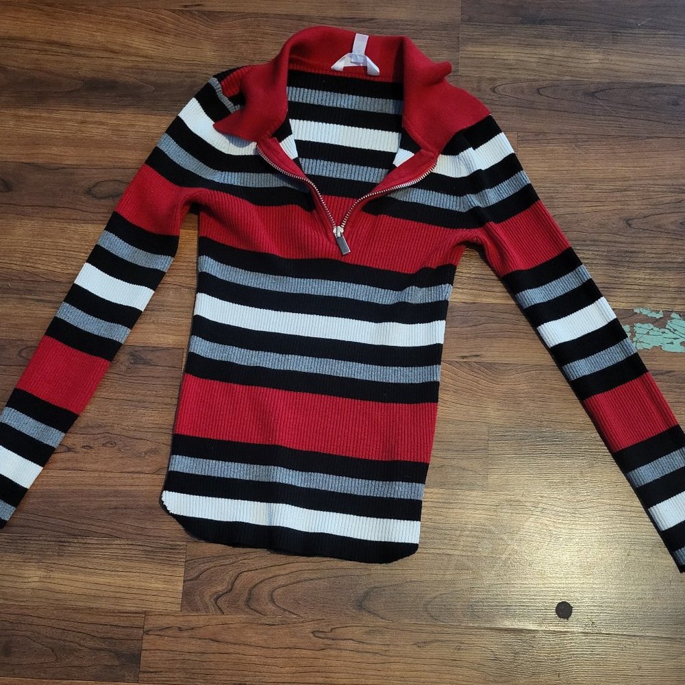 No Boundaries zip-up sweater